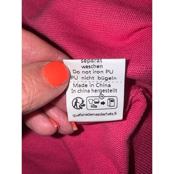 NWT Grace Karin Lightweight Pink Open Front Cardigan Sweater L Barbie Preppy - Picture 9 of 12